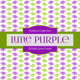 Lime Purple Digital Paper DP3406 - Digital Paper Shop