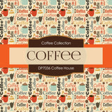 Coffee House Digital Paper DP7036 - Digital Paper Shop