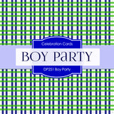 Boy Party Digital Paper DP251 - Digital Paper Shop