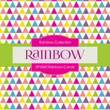 Rainbow Candy Digital Paper DP4342 - Digital Paper Shop