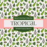 Tropical Beach Digital Paper DP6434 - Digital Paper Shop
