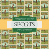 Sports Posters Digital Paper DP6913 - Digital Paper Shop