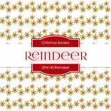 Reindeer Digital Paper DP6143 - Digital Paper Shop