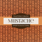Mustache Overlay Digital Paper DP6359 - Digital Paper Shop