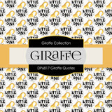 Giraffe Quotes Digital Paper DP6817 - Digital Paper Shop