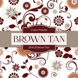 Brown Tan Digital Paper DP4155 - Digital Paper Shop