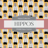 Hippo Fashion Digital Paper DP6848 - Digital Paper Shop