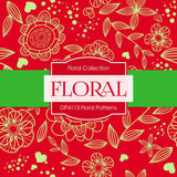 Floral Patterns Digital Paper DP4113 - Digital Paper Shop