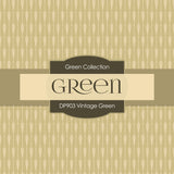 Vintage Green Digital Paper DP903 - Digital Paper Shop - 2