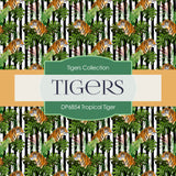 Tropical Tiger Digital Paper DP6854 - Digital Paper Shop