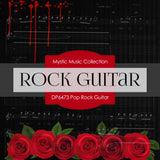 Pop Rock Guitar Digital Paper DP6473 - Digital Paper Shop