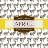 Cartoon Africa Digital Paper DP6672 - Digital Paper Shop