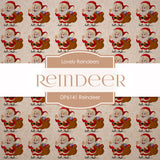 Reindeer Digital Paper DP6141 - Digital Paper Shop