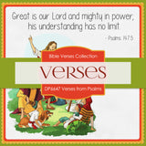 Verses From Psalms Digital Paper DP6647 - Digital Paper Shop