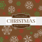 Christmas Snow Digital Paper DP1586 - Digital Paper Shop