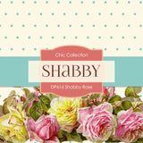 Shabby Rose Digital Paper DP616C - Digital Paper Shop - 2