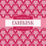 Pink Damask Digital Paper DP4861 - Digital Paper Shop
