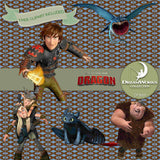 How To Train Your Dragon Digital Paper DP3069 - Digital Paper Shop