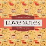 Love Notes Digital Paper DP6973 - Digital Paper Shop