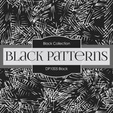 Black Patterns Digital Paper DP1005 - Digital Paper Shop - 3
