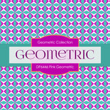Pink Geometric Digital Paper DP6446 - Digital Paper Shop