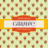 Giraffe Face Digital Paper DP6827 - Digital Paper Shop