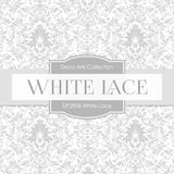 White Lace Digital Paper DP2906 - Digital Paper Shop