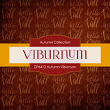 Autumn Viburnum Digital Paper DP6412 - Digital Paper Shop