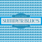 Summer Blues Digital Paper DP6202A - Digital Paper Shop