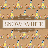 Snow White  and 7 Dwarfs Digital Paper DP194 - Digital Paper Shop