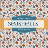 Seashells Digital Paper DP7097 - Digital Paper Shop