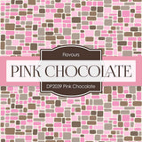 Pink Chocolate Digital Paper DP2039 - Digital Paper Shop
