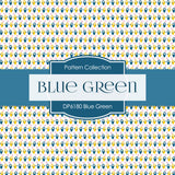 Blue Green Digital Paper DP6180B - Digital Paper Shop