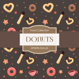 Donuts Digital Paper DP6096 - Digital Paper Shop