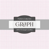 Graph Outline Digital Paper DP6173A - Digital Paper Shop