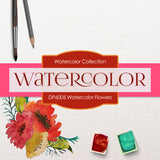 Watercolor Flowers Digital Paper DP6005 - Digital Paper Shop - 4