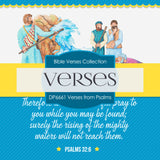 Verses From Psalms Digital Paper DP6661 - Digital Paper Shop