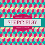 Shape Play Digital Paper DP6449 - Digital Paper Shop