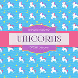 Unicorns Digital Paper DP3361 - Digital Paper Shop