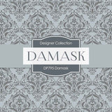 Damask Digital Paper DP795 - Digital Paper Shop