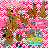 Scooby Doo Digital Paper DP2172 - Digital Paper Shop