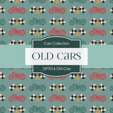 Old Cars Digital Paper DP7016 - Digital Paper Shop