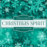 Christmas Spirit Digital Paper DP1491 - Digital Paper Shop