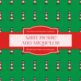 Saint Pierre And Miquelon Digital Paper DP6295 - Digital Paper Shop