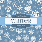 Winter Digital Paper DP4918 - Digital Paper Shop