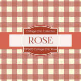 Cottage Chic Rose Digital Paper DP2425 - Digital Paper Shop