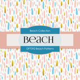 Beach Patterns Digital Paper DP7092 - Digital Paper Shop