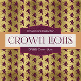Crown Lions Digital Paper DP6886 - Digital Paper Shop