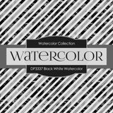 Black White Watercolor Digital Paper DP3337 - Digital Paper Shop