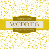 Golden Wedding Digital Paper DP3302 - Digital Paper Shop